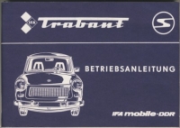 Betriebsanleitung Trabant 601, 1987