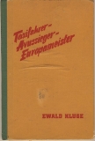 Ewald Kluge, Taxifahrer, Avussieger, Europameister