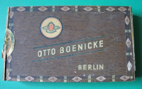 Zigarrenkiste Otto Boenicke Berlin, um 1920