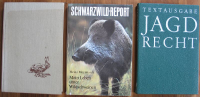 Schwarzwild-Report, Jagd und Wild, Jagdrecht, 3 Bücher DDR
