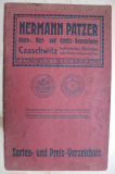 Hermann Patzer Caaschwitz bei Köstritz, Katalog Obst, Gehölz, Rosen, um 1920