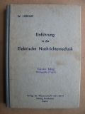 Einführung in die Elektrische Nachrichtentechnik, 1943