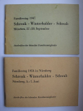 Schrenk, Winterhalder, Schwab, Familientag München 1947, Nürnberg 1954
