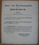 Amts- und Verordnungsblatt für das Fürstentum Reuß jüngerer Linie, Gera, Nr. 50, 1915