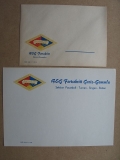 Briefbogen und Umschlag BSG Fortschritt Greiz Gommla, 1980