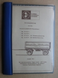 Bedienungsanweisung Kippanhänger HW80.11. HL80.11, HW60.11, 1981