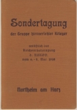 Sondertagung der Gruppe hirnverletzter Krieger, Northeim 1938