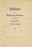 Festlieder zum Waffenring- Kommers 1000 Jahre Bautzen, 1933