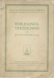Vorlesungsverzeichnis für Wintersemester 1942/ 43, Dresden