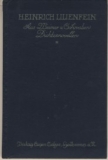 Aus Weimar und Schwaben, Dichternovellen, Lilienfein, 1925