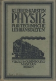 Physik für Technische Lehranstalten, 1929