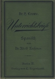 Unterrichtsbriefe Spanisch, 1898