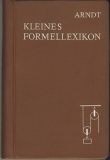 Kleines Formellexikon, DDR 1974
