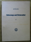 Hebezeuge und Fördermittel, seltene Prospekte, 1961-65