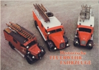 Bildmappe "Historische Feuerwehrfahrzeuge", DDR 1989