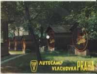 Tonpostkarte Autocamping Prag, Polka