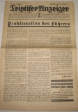 Triptiser Anzeiger vom 12./ 13. März 1938