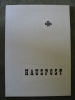 Schreibblock "Hauspost", A4, 50 Blatt, langkariert, DDR 70-er Jahre
