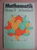 Schulheft, Arbeitsheft Mathematik, Klasse 3, DDR 1987