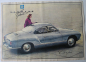Preview: Karmann Ghia Coupe, VW, altes Werbeplakat