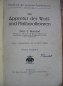 Preview: Die Appretur der Woll- und Halbwollwaren, 1921