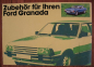 Preview: Bedienungsanleitung Ford Granada + Prospekt Zubehör