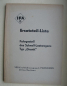 Preview: Ersatzteil-Liste Fahrgestell Schnell-Lastwagens Typ GRANIT, DDR 1955