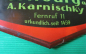Preview: Karamelbier, A. Karnischky Dornburg, EGAZELL- Plakat, Reklameschild um 1930