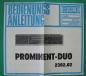 Preview: Bedienungsanleitung Prominent- Duo.  2302.02,  RFT, 1978