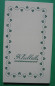 Preview: Briefpapier Kleeblatt, DDR 70-er Jahre