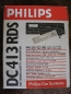 Preview: Autoradio Philips DC413RDS, DC 413 RDS, unbenutzt