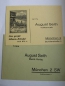 Preview: August Seith Musikverlag München, Verzeichnis für Zithermusik, Prospekte Zithern etc. um 1930