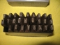 Preview: Schlagbuchstaben aus DDR- Zeiten, Buchstaben groß, 9 mm