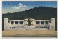 Bad Elster, König Friedrich- August- Standbild, 1926