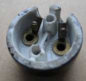 Preview: Steckdose aus Keramik bzw. Porzellan, 20-er Jahre, #101