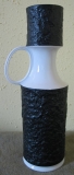 Vase KPM, Royal Porzellan Bavaria, schwarz/ weiß