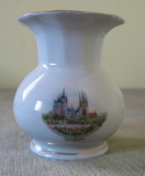 Vase Erfurt, Dom, Severikirche mit Obelisk, A.F. Kahla