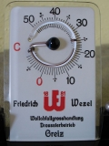 Friedrich Wezel Greiz, Droussierbetrieb, 60 Jahre, 1941, Thermometer