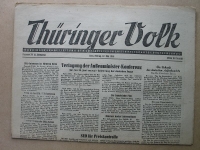 Thüringer Volk, Gera, 17. Mai 1946
