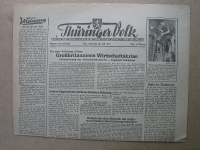 Thüringer Volk, Gera, 30. Juli 1947