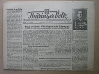 Thüringer Volk, Gera, 23. Juli 1947