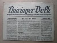 Thüringer Volk, Gera, 18. Mai 1946