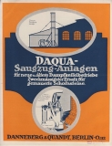 DAQUA Saugzug- Anlagen, Danneberg & Quandt Berlin, um 1930
