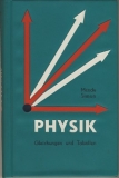 Physik, Gleichungen und Tabellen, DDR 1969