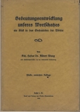Bedeutungsentwicklung unseres Wortschatzes, 1926