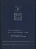 Reparaturhandbuch Trabant 601, 1972