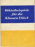 Diktatbeispiele für die Klassen 5 bis 8, DDR 1978