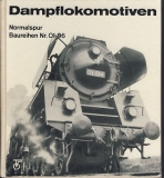 Dampflokomotiven, DDR 1968, Normalspur Baureihen 01 bis 96