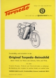 Prospekt TORPEDO Beinschild, um 1960