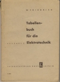 Tabellenbuch für die Elektrotechnik, 1949